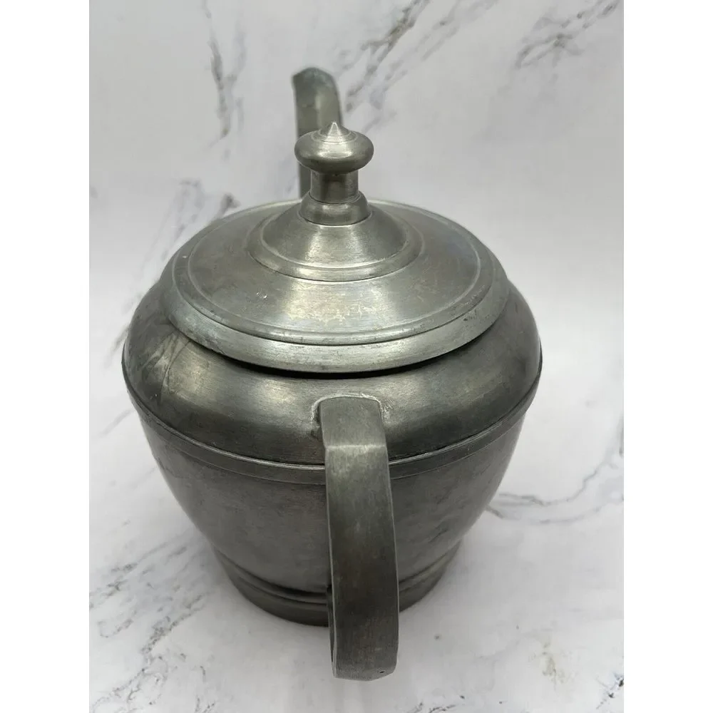 Vila Rica Made in Brazil Small Pewter Teapot‎ 4.5 Inches Tall